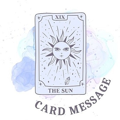 One card message reading to offer direction